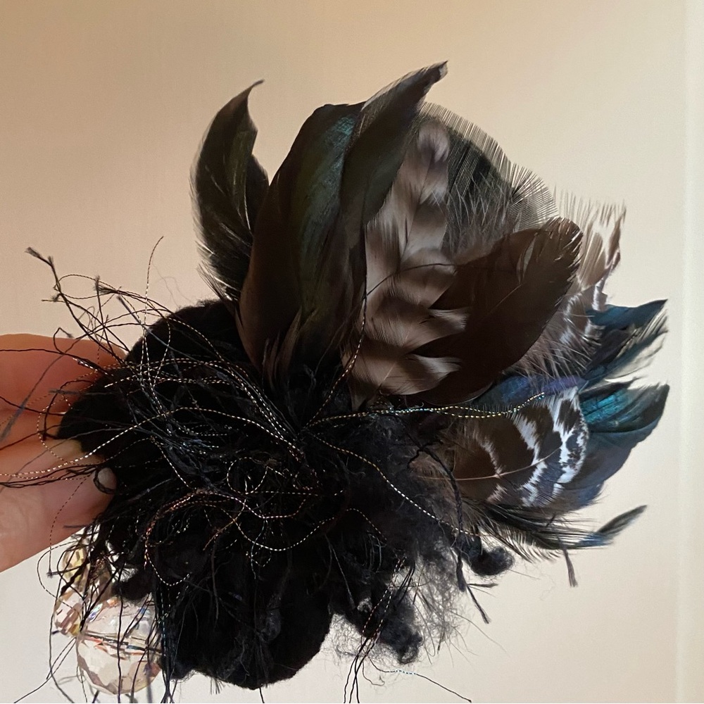 Feather & Bauble Brooch